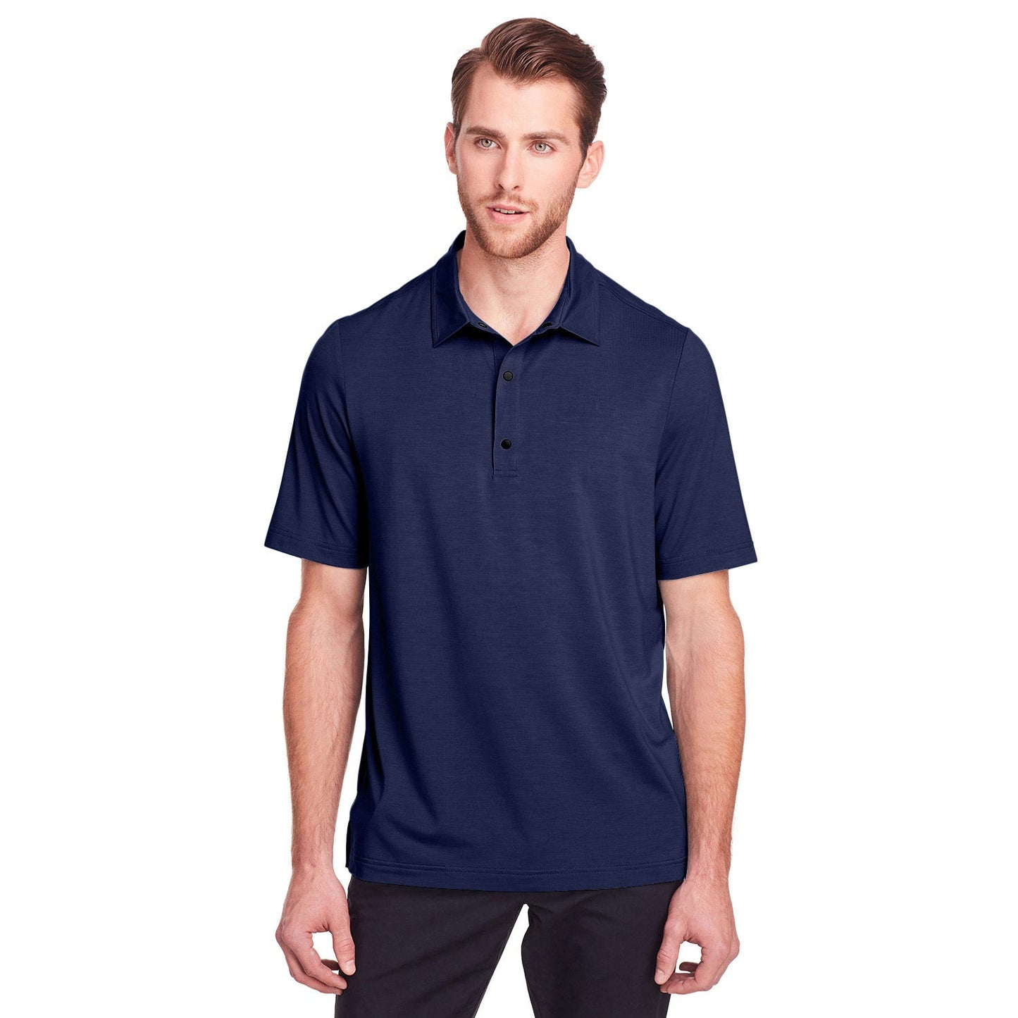 Black Polo Shirt - North End - Stretch Performance