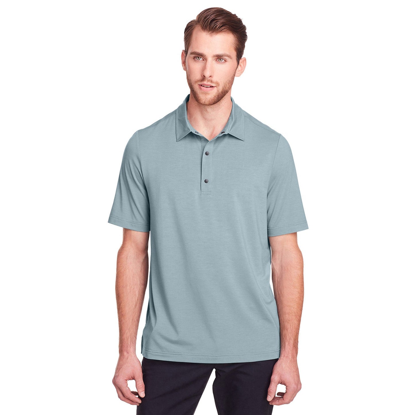 Black Polo Shirt - North End - Stretch Performance