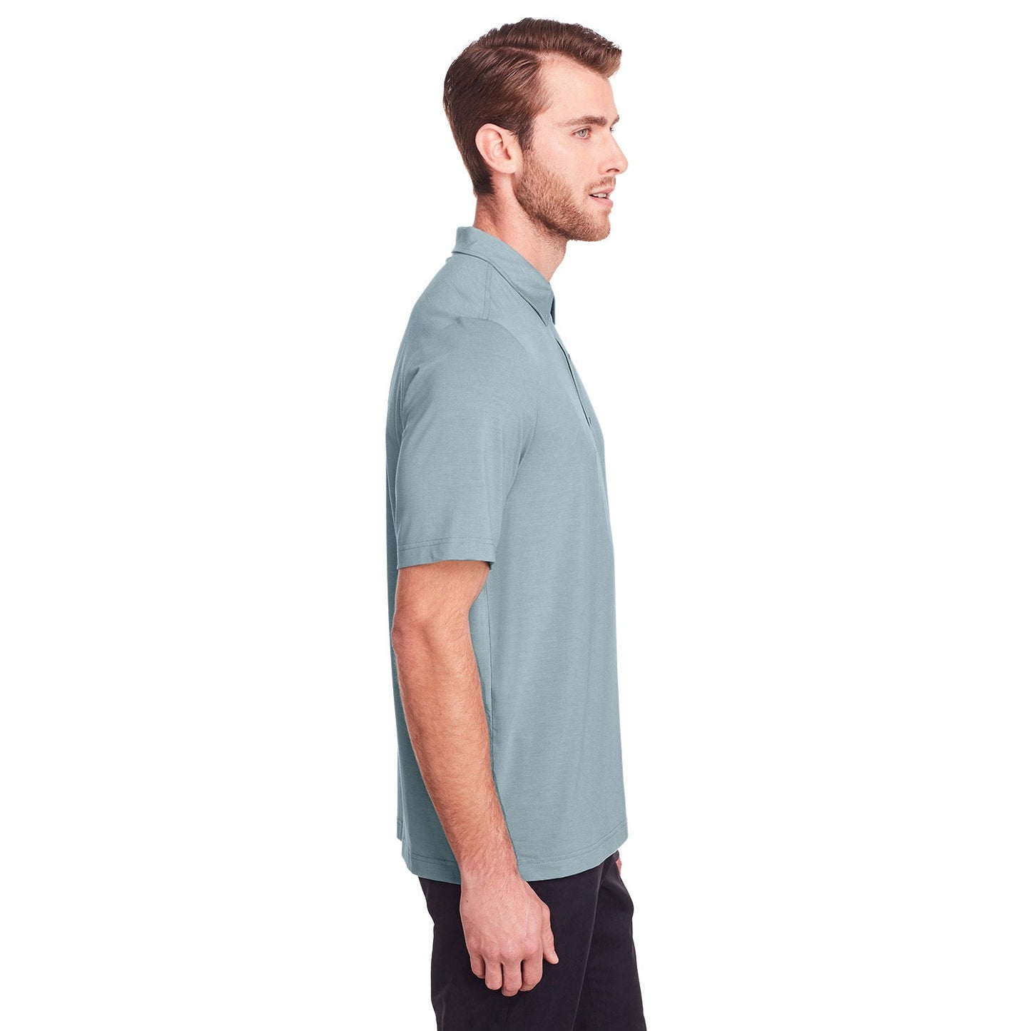 Black Polo Shirt - North End - Stretch Performance