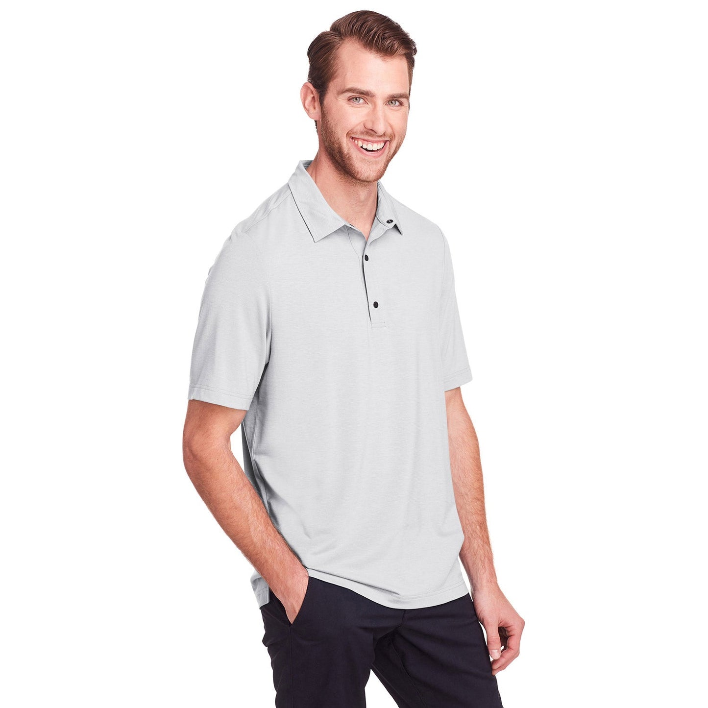 Black Polo Shirt - North End - Stretch Performance