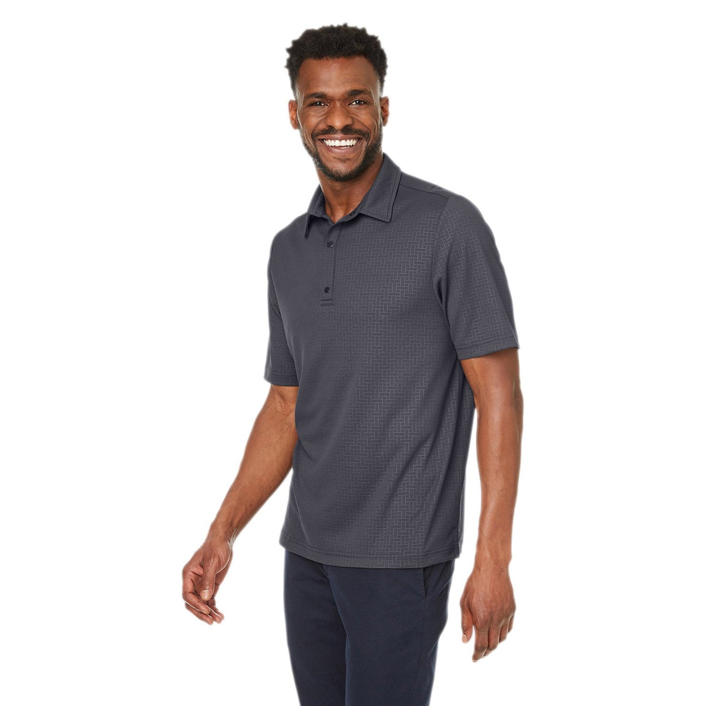 Black Polo Shirt - North End - Eco-Friendly Fabric