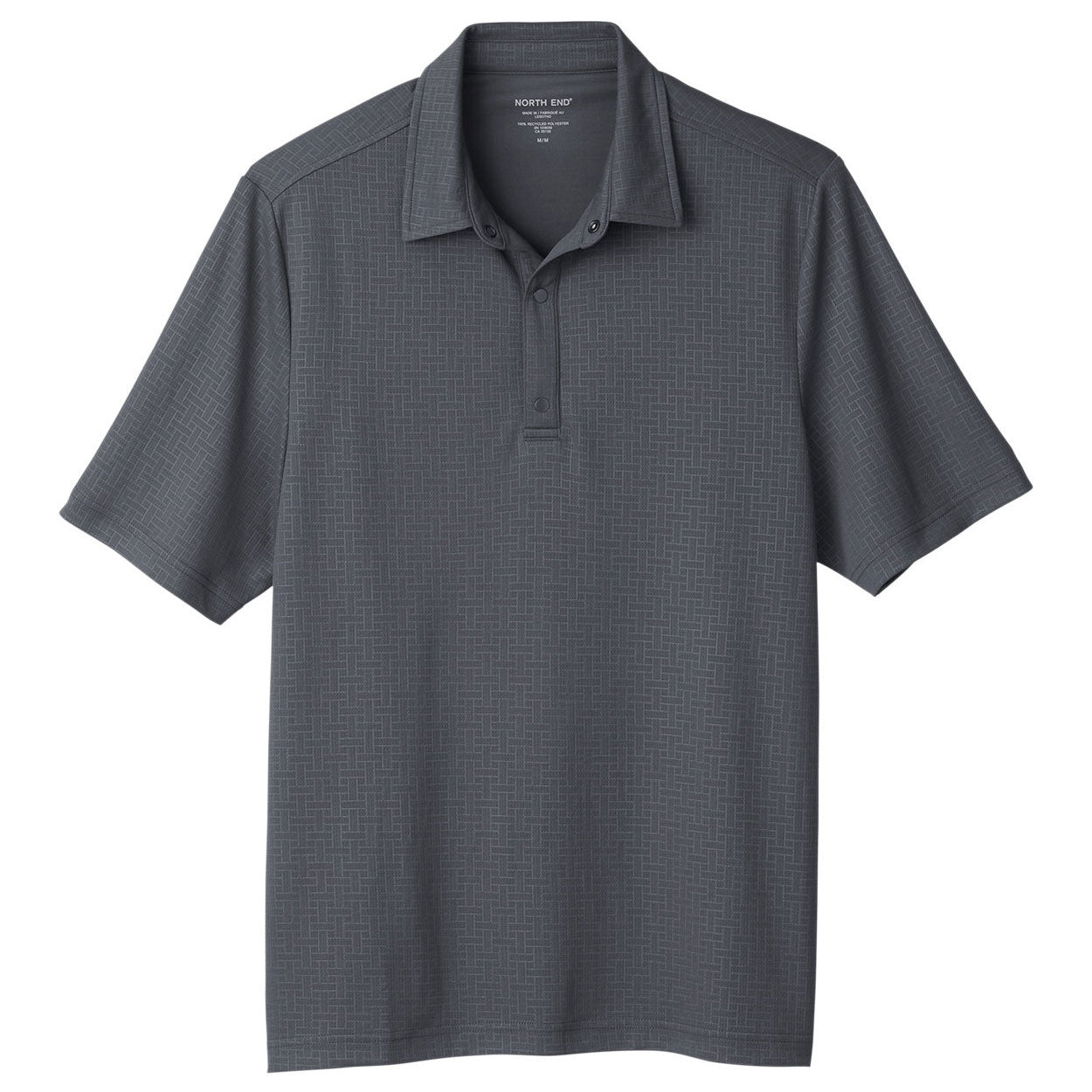 Black Polo Shirt - North End - Eco-Friendly Fabric