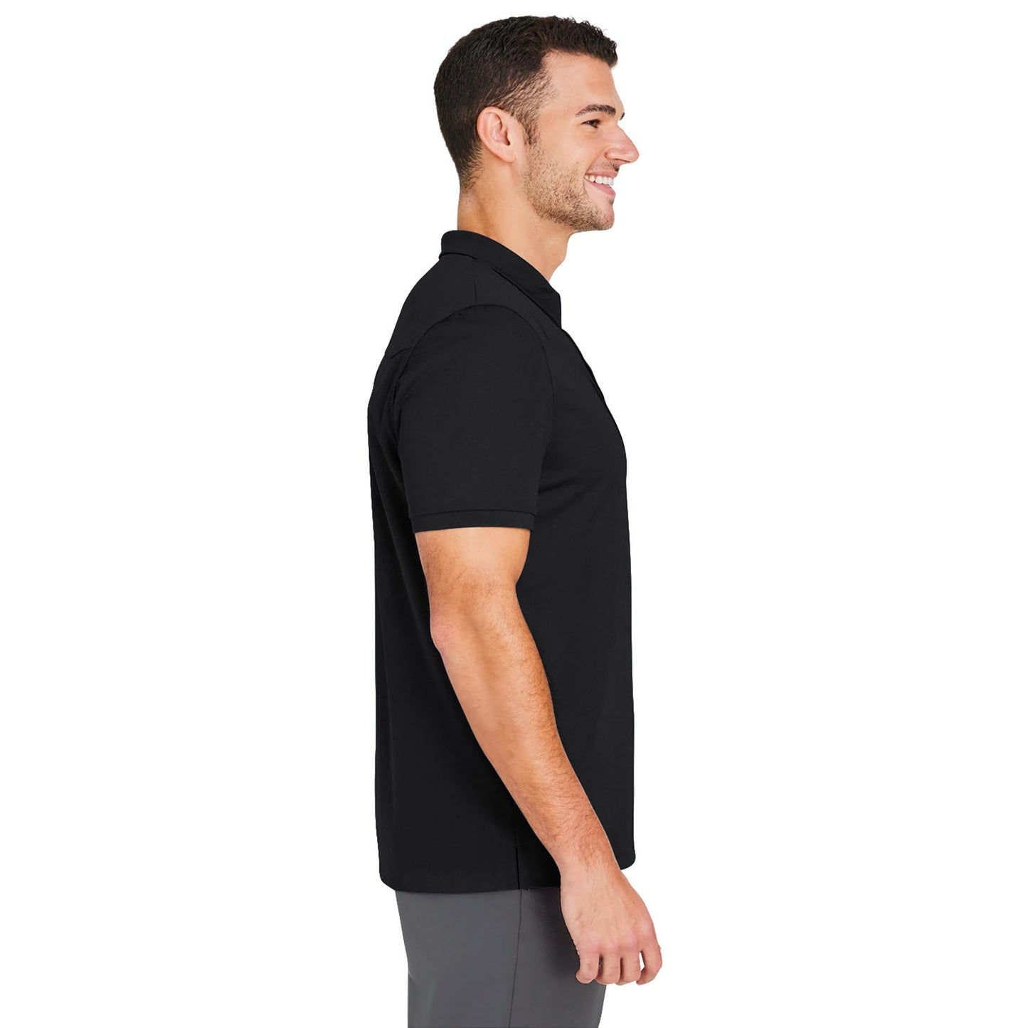 Black Polo Shirt - North End - Coolcore Fabric
