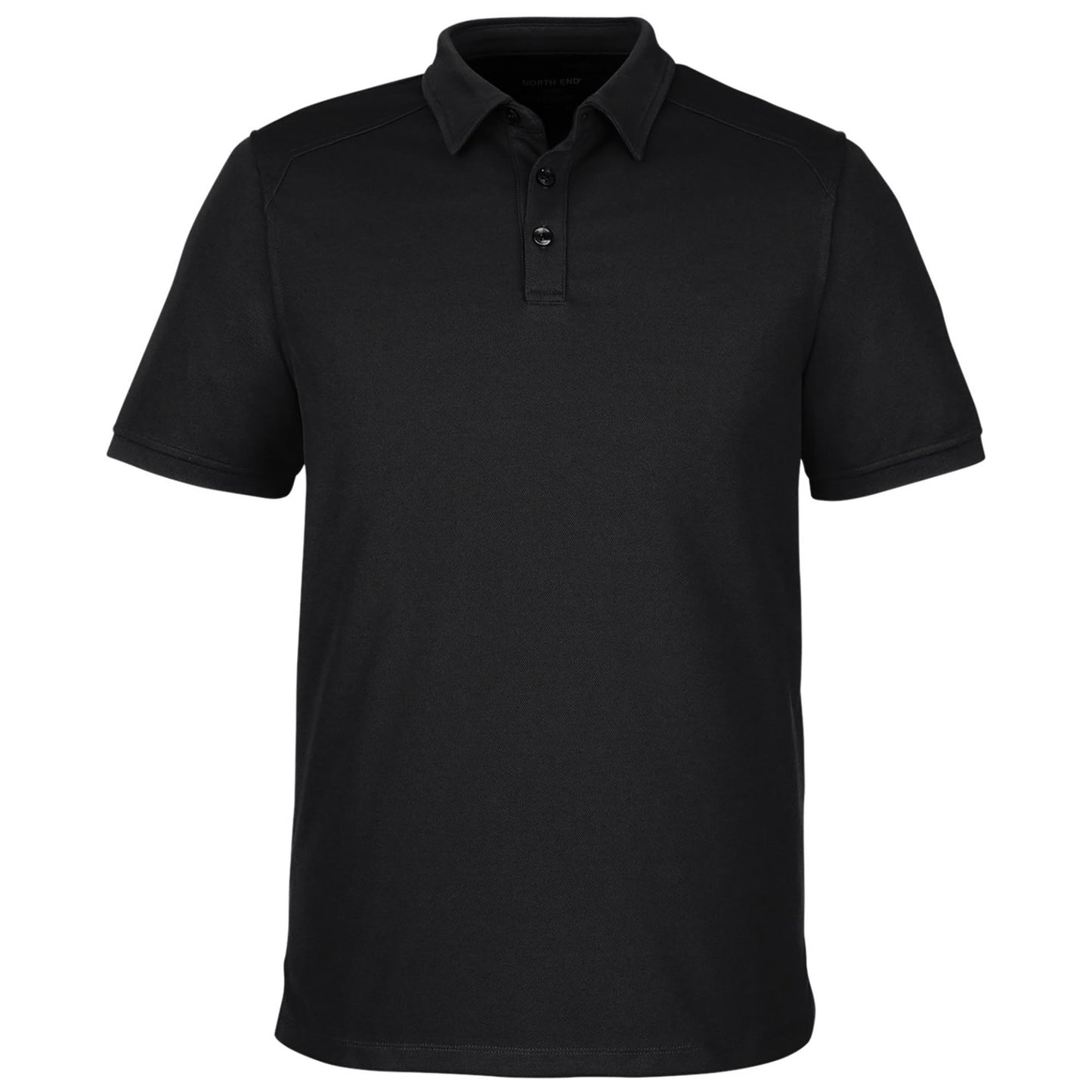 Black Polo Shirt - North End - Coolcore Fabric