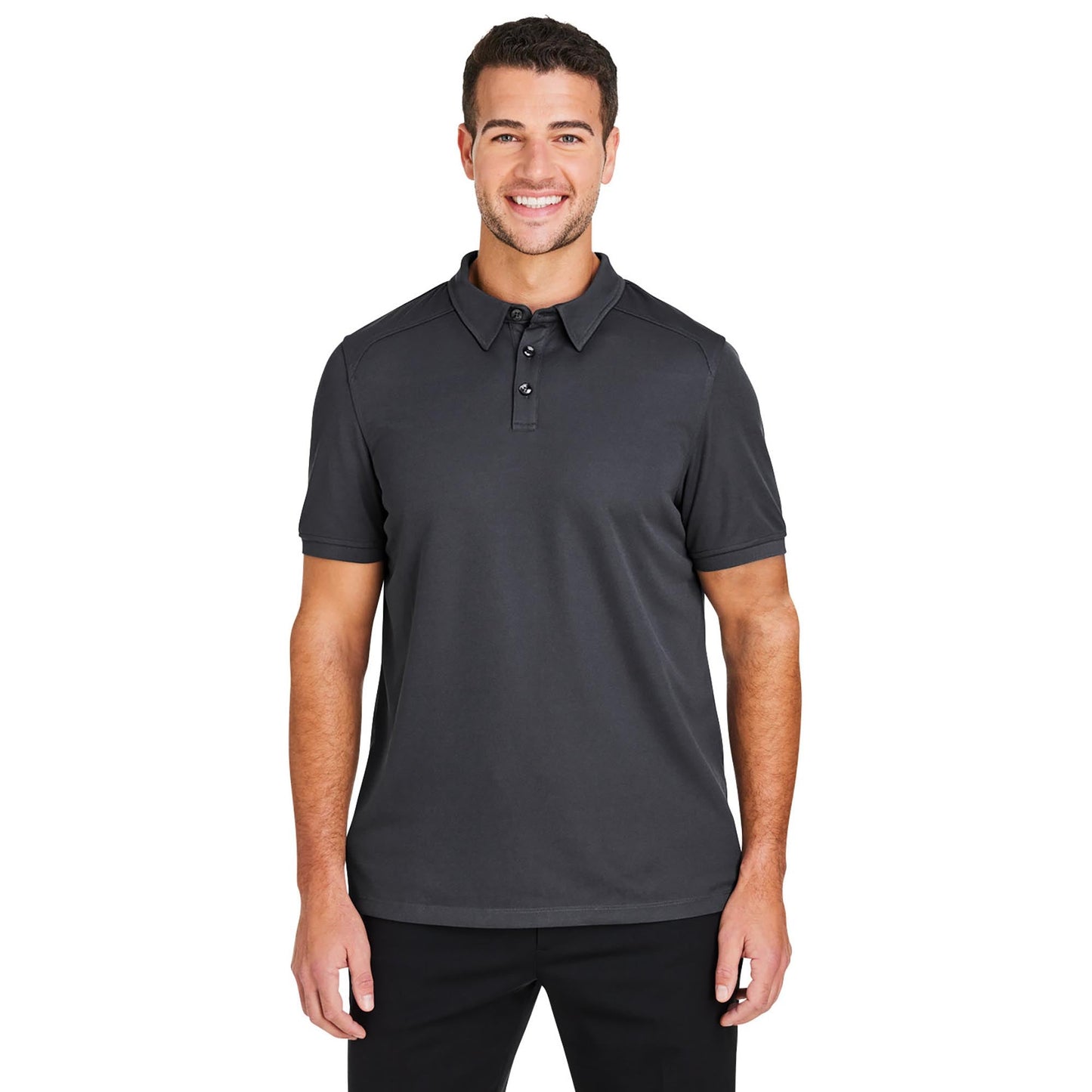 Black Polo Shirt - North End - Coolcore Fabric
