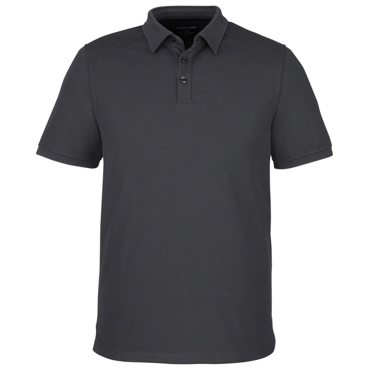 Black Polo Shirt - North End - Coolcore Fabric