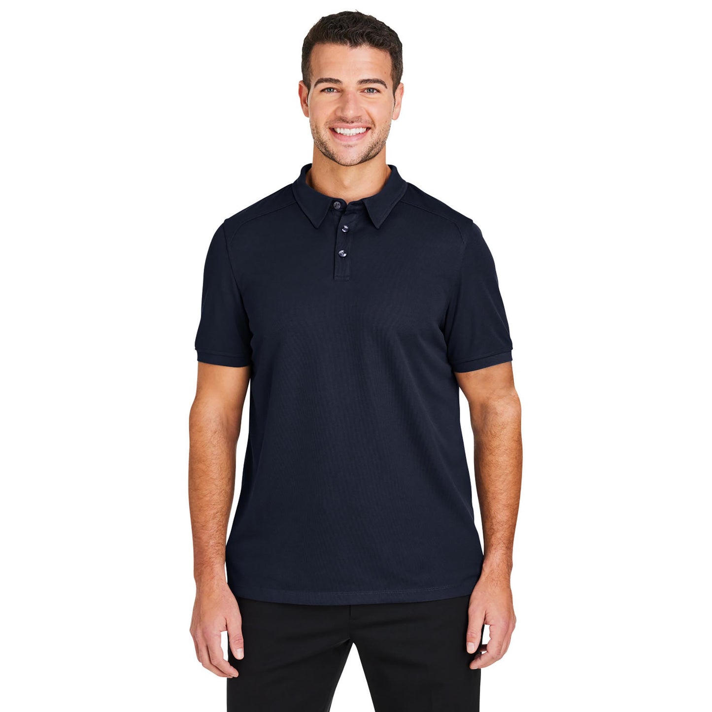 Black Polo Shirt - North End - Coolcore Fabric