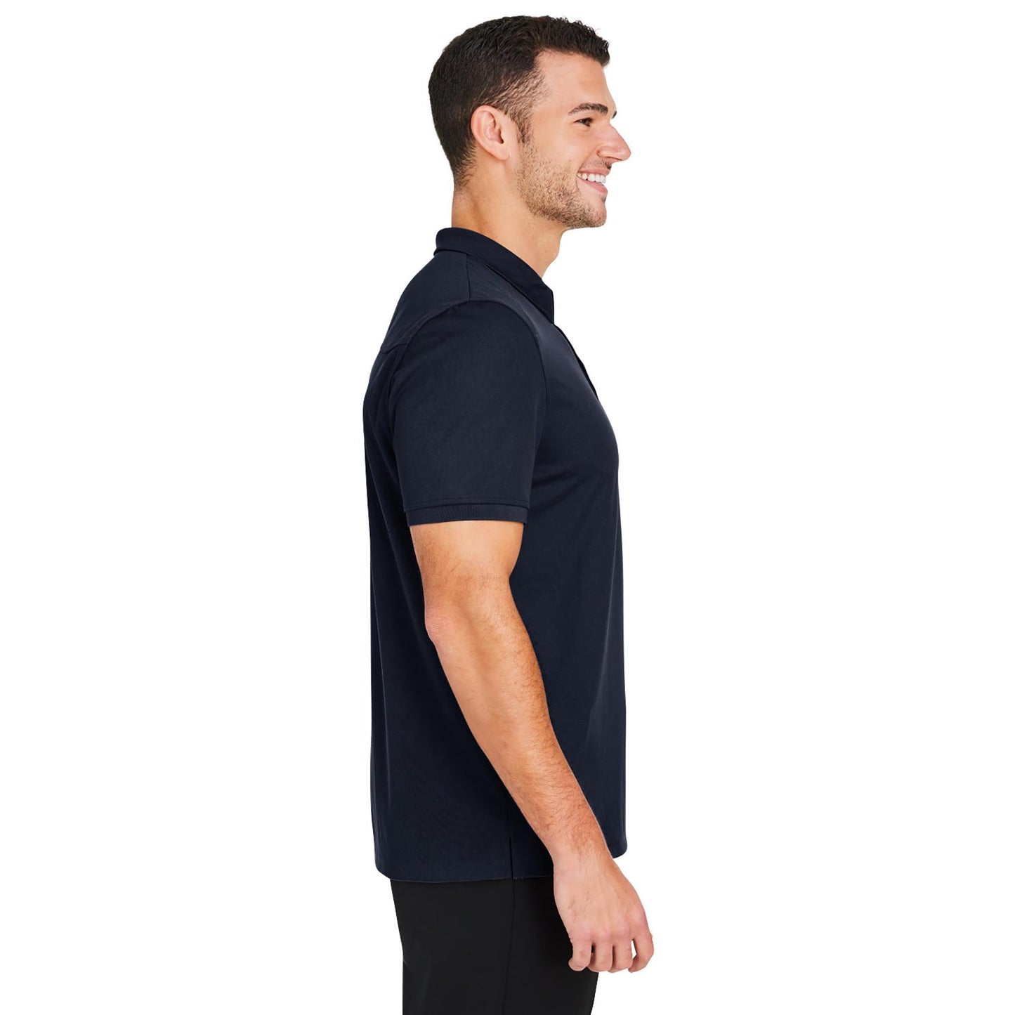 Black Polo Shirt - North End - Coolcore Fabric