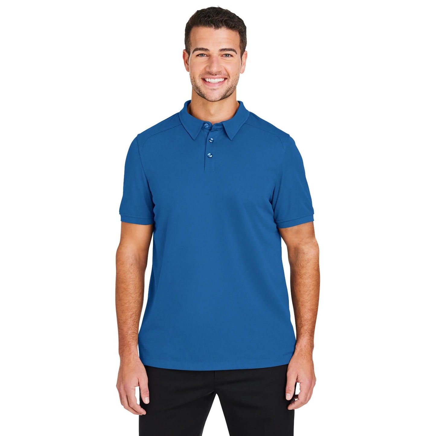 Black Polo Shirt - North End - Coolcore Fabric
