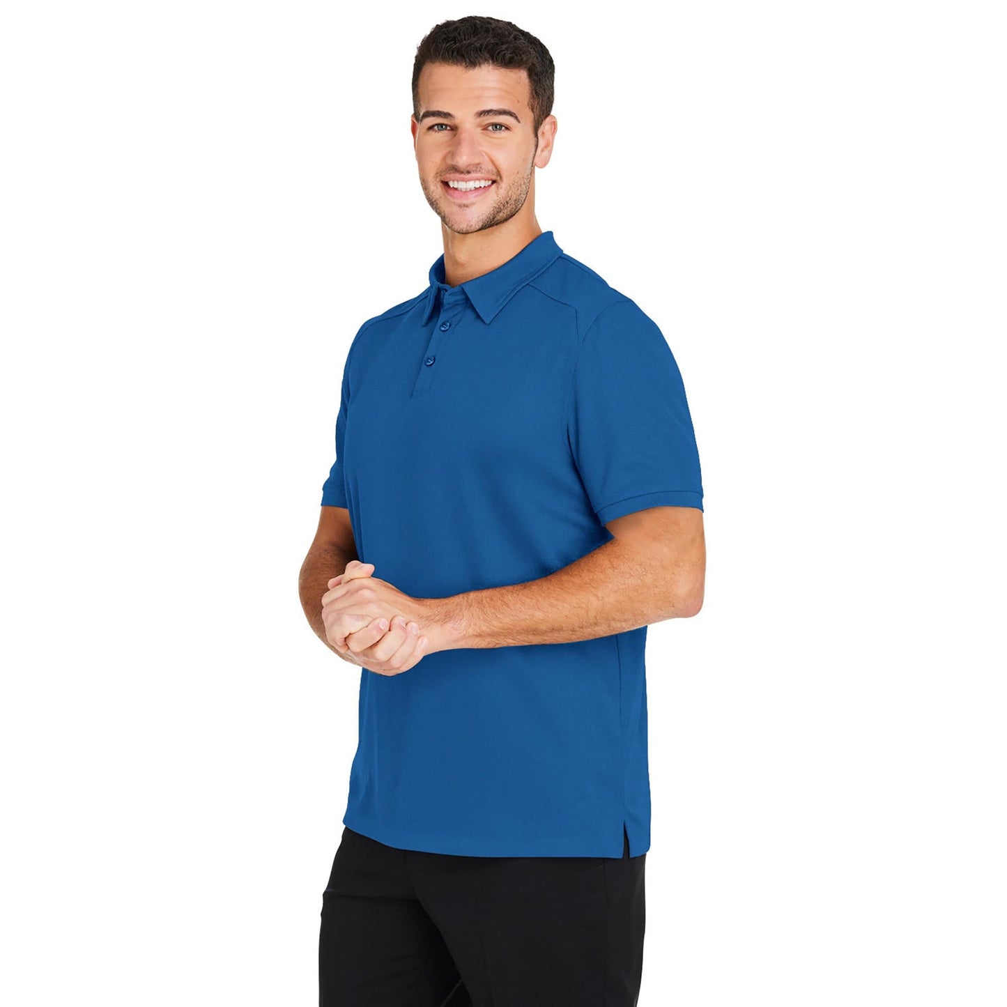Black Polo Shirt - North End - Coolcore Fabric
