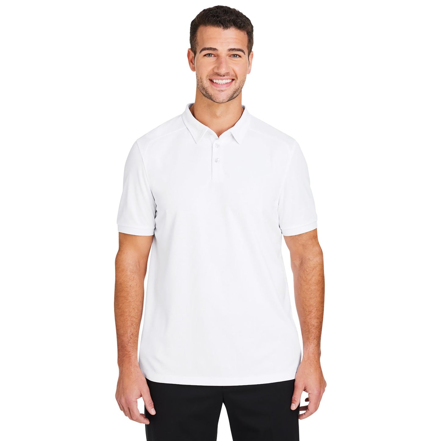 Black Polo Shirt - North End - Coolcore Fabric