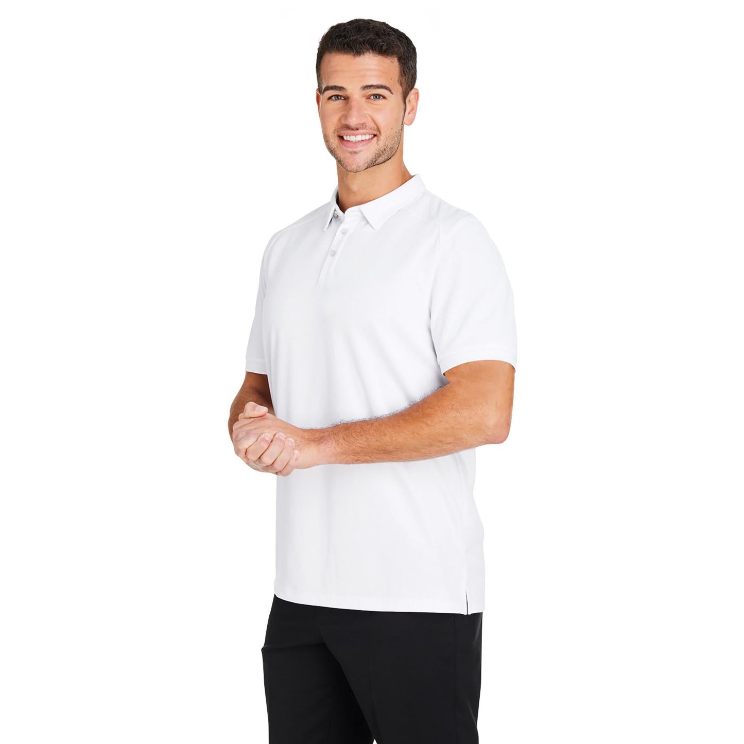 Black Polo Shirt - North End - Coolcore Fabric