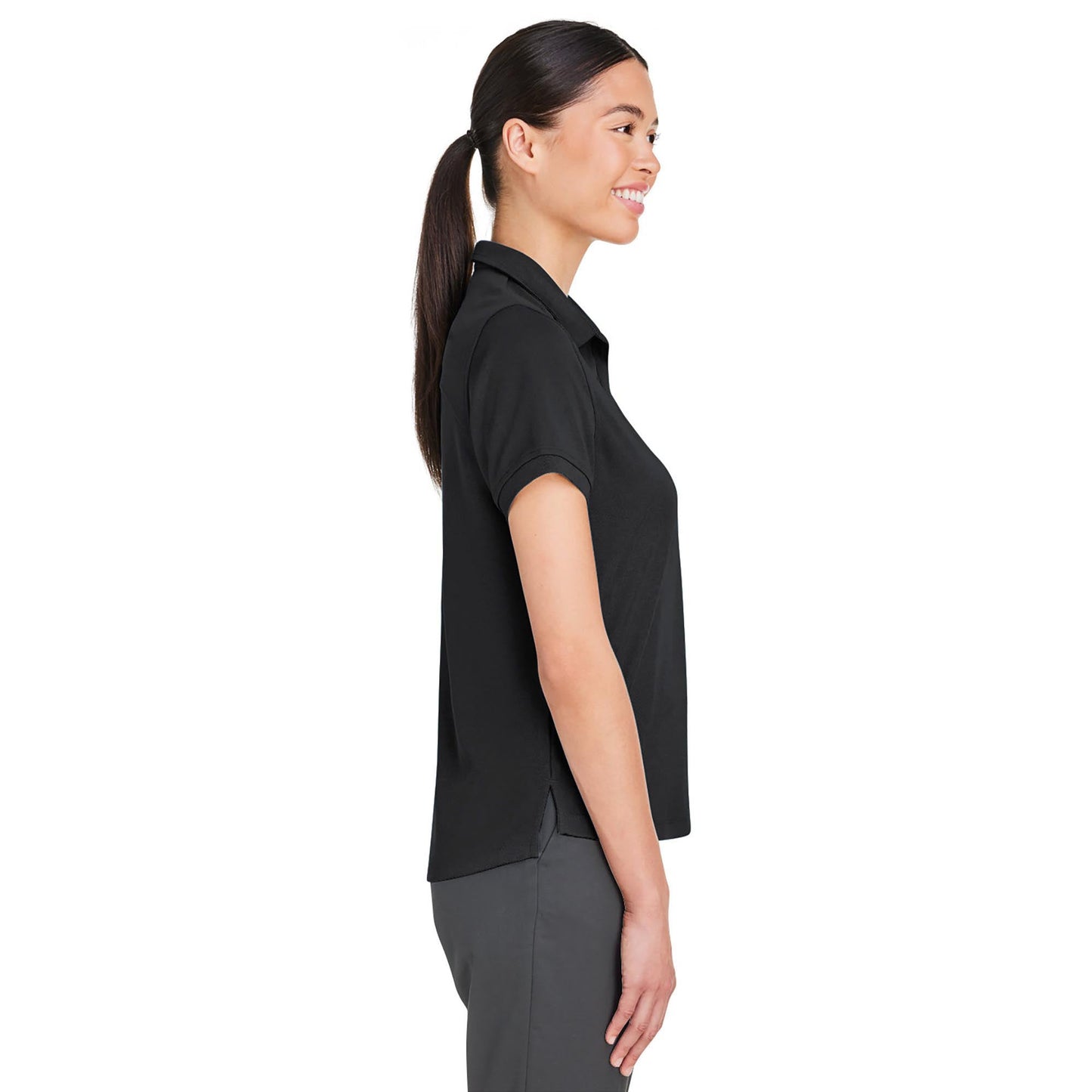 Black Polo Shirts - North End - Eco-Friendly Fabric