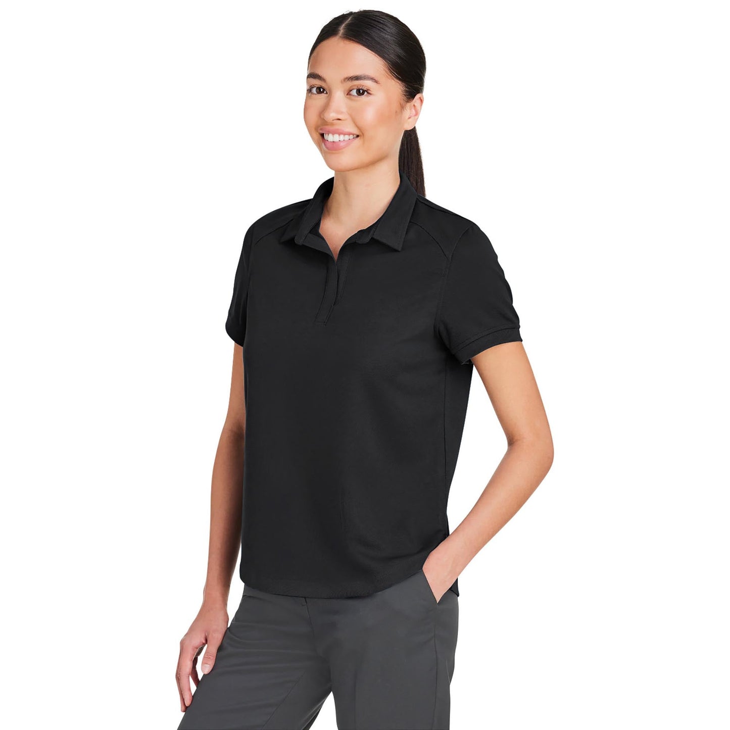 Black Polo Shirts - North End - Eco-Friendly Fabric