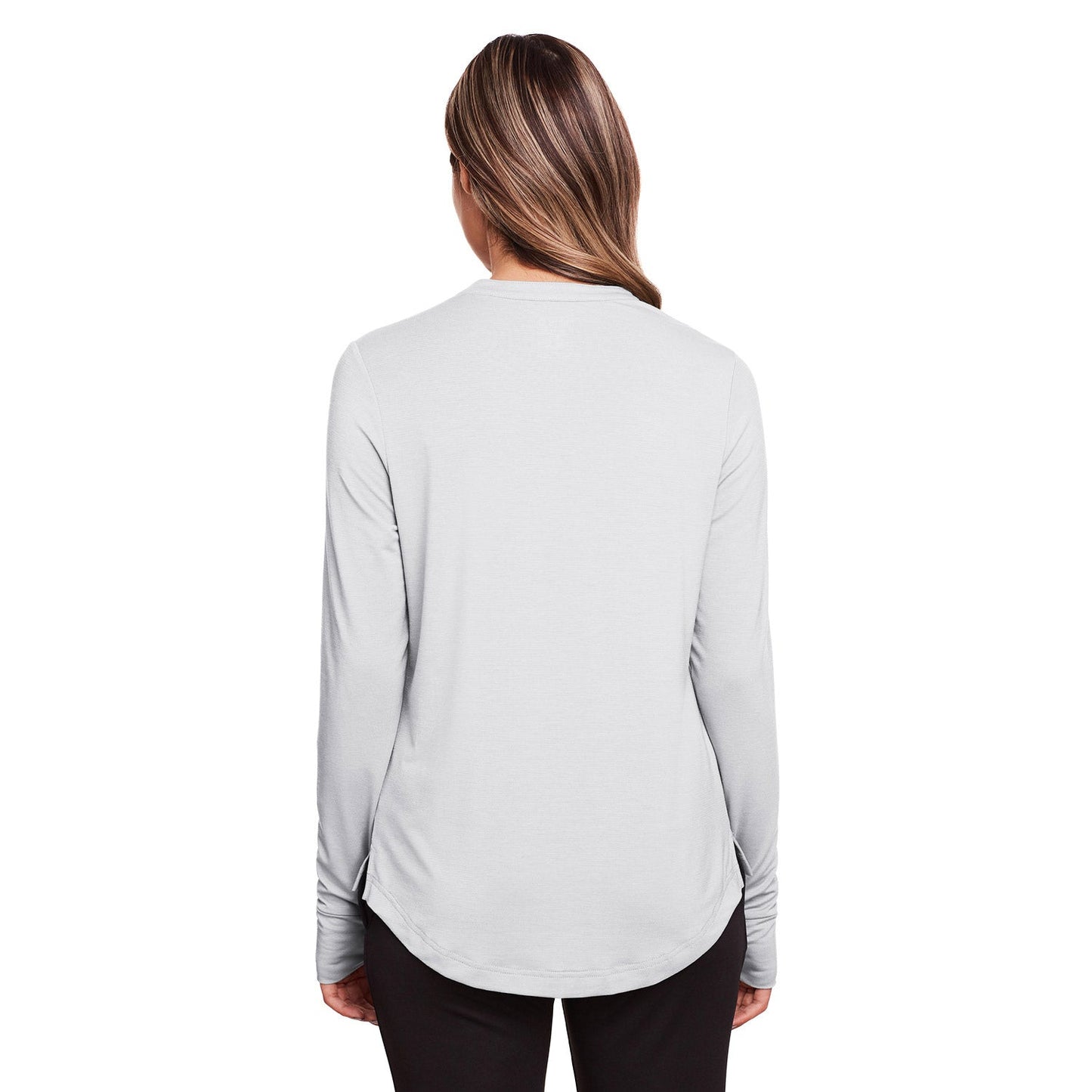 Black Henley Shirt - North End - Stretch Performance