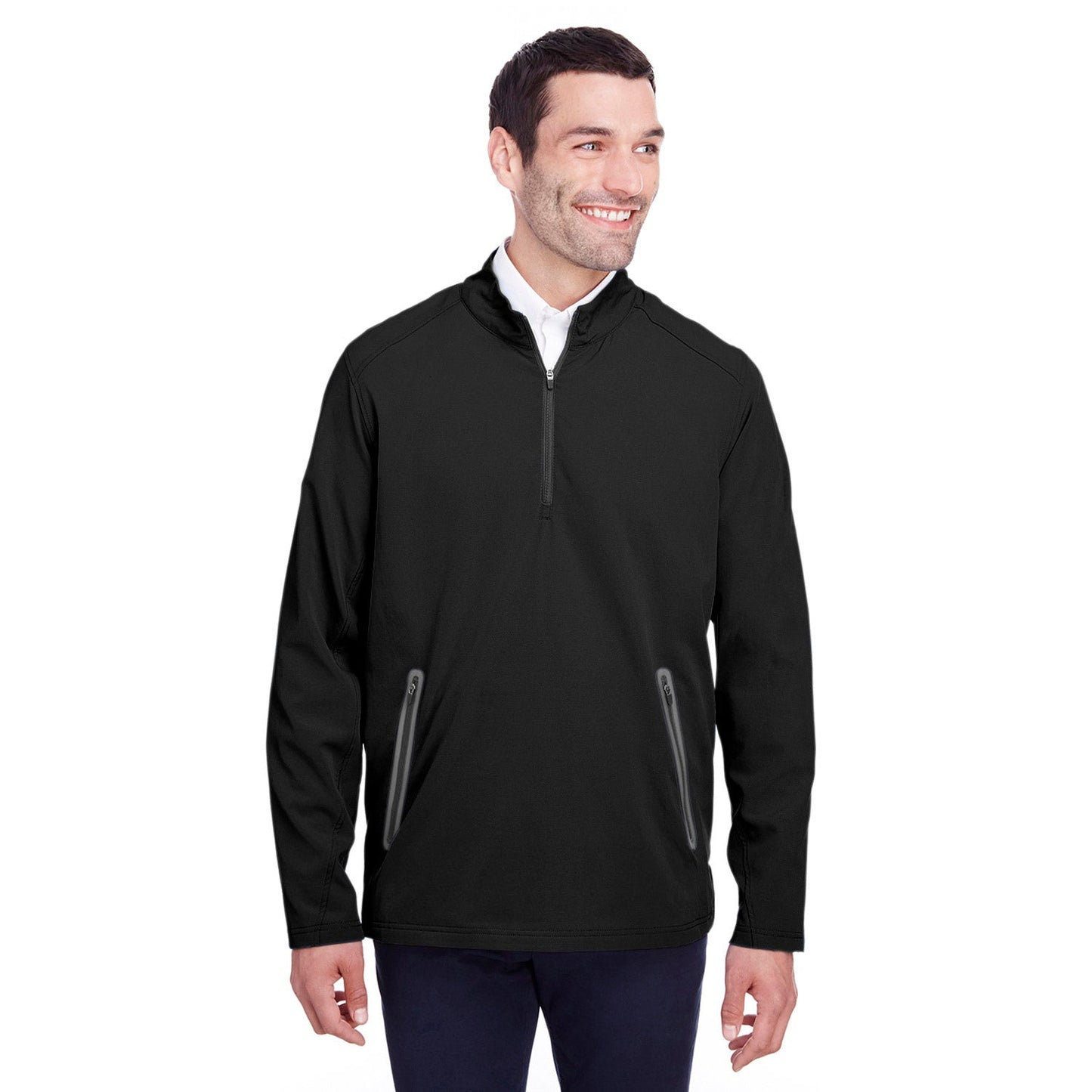 Black/Carbon Sweatshirt - North End - Stretch Fabric