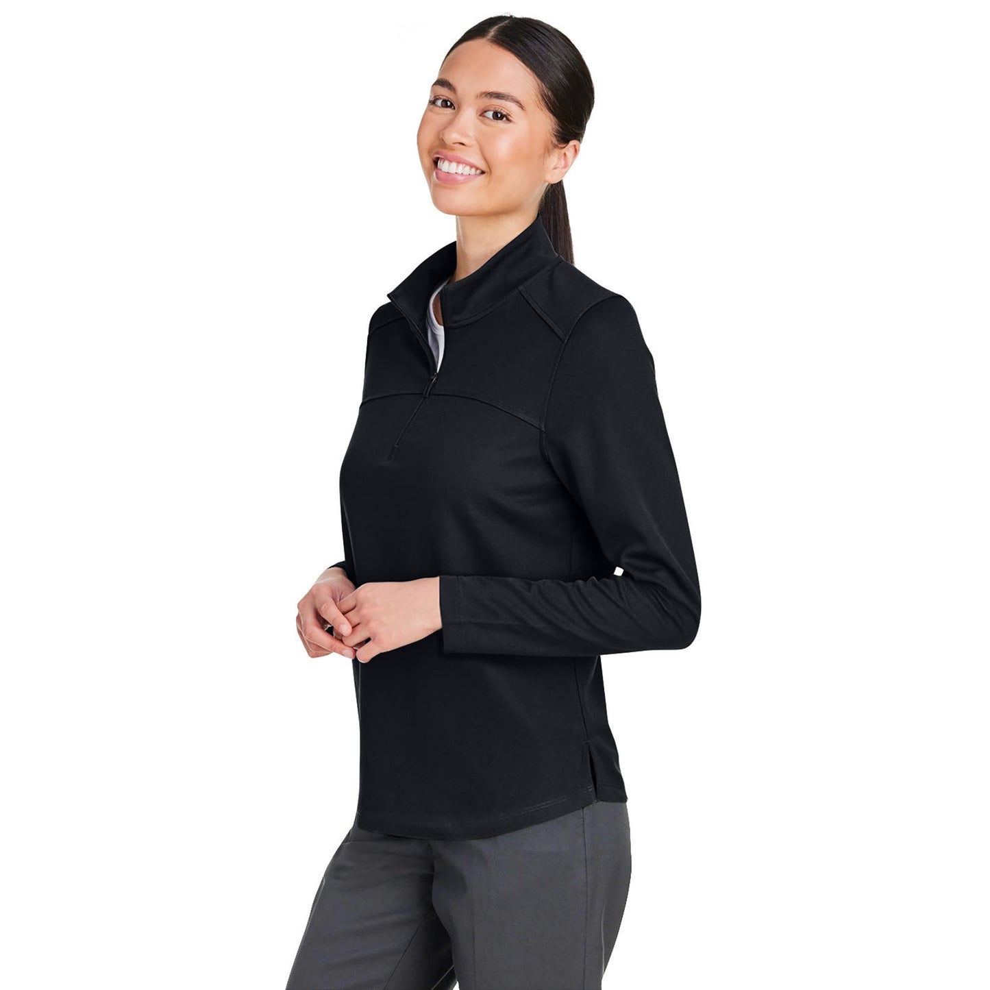 Black Jackets | North End - Tech Quarter-Zip - Eco Friendly