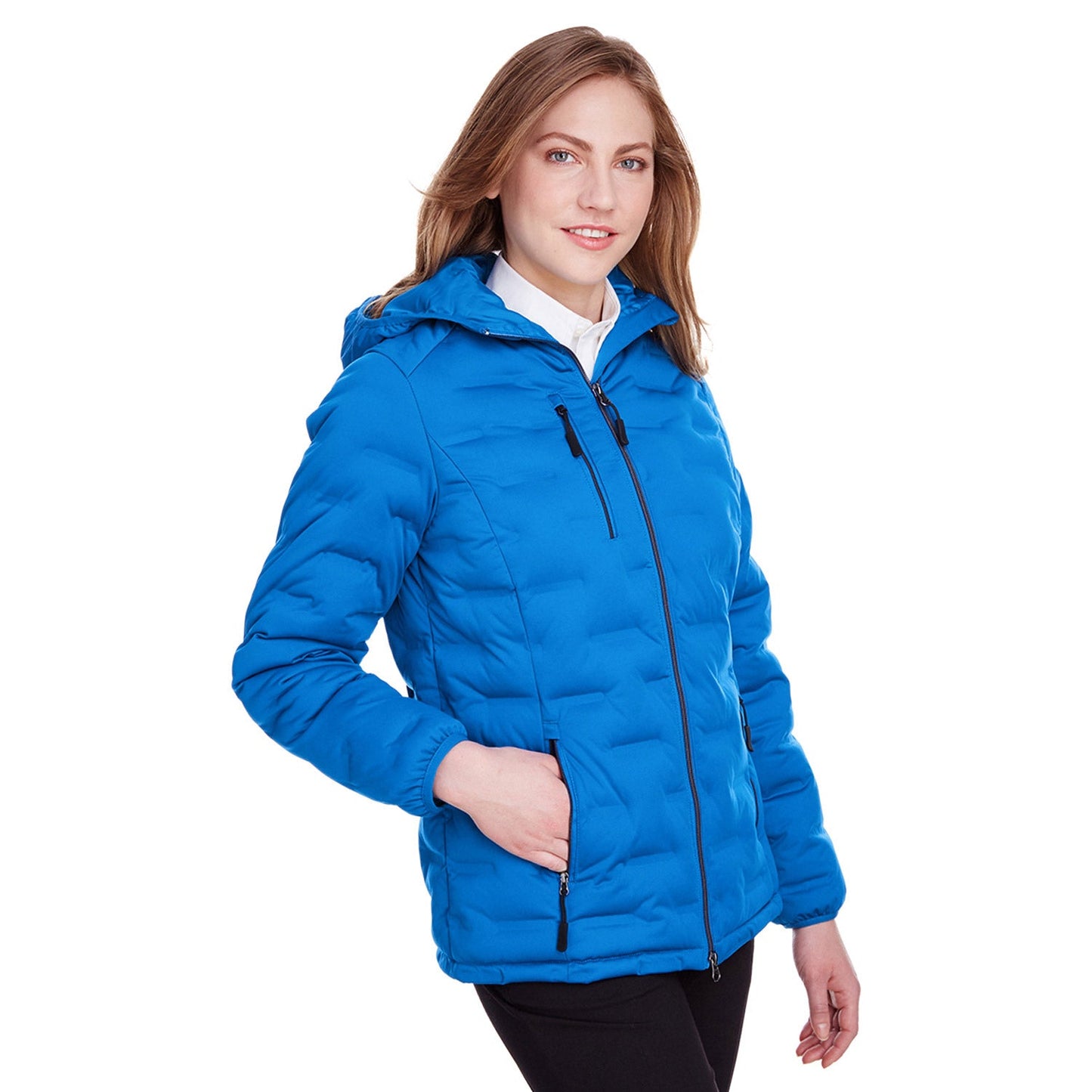 Black Loft Puffer Jacket - North End - Water-resistant