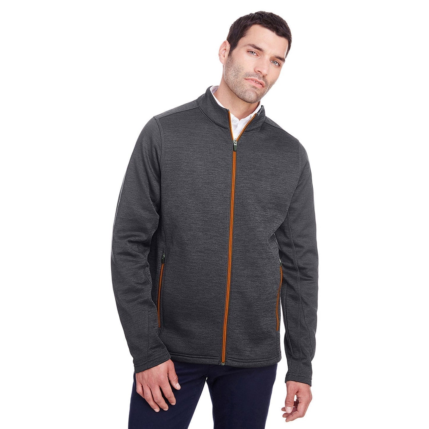 Black Heather Jacket - North End - Soft Fleece