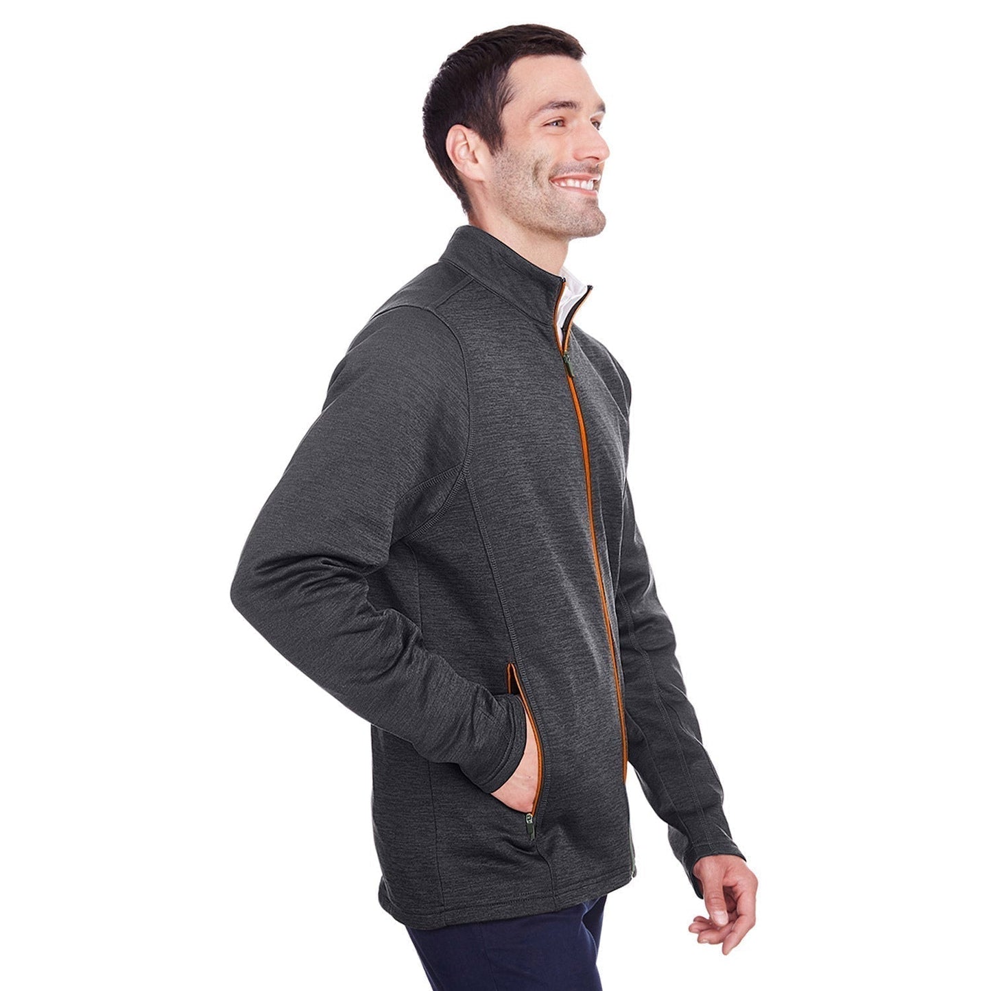 Black Heather Jacket - North End - Soft Fleece