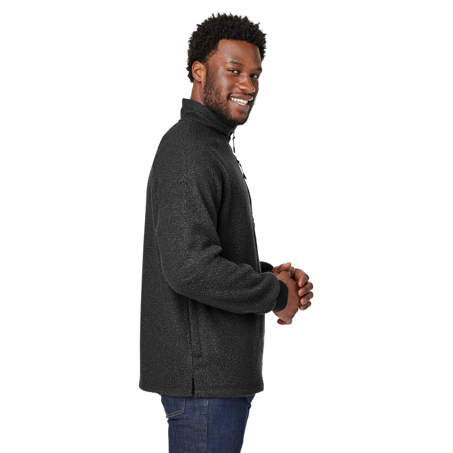 Black Sweatshirt - North End - Fleece Material