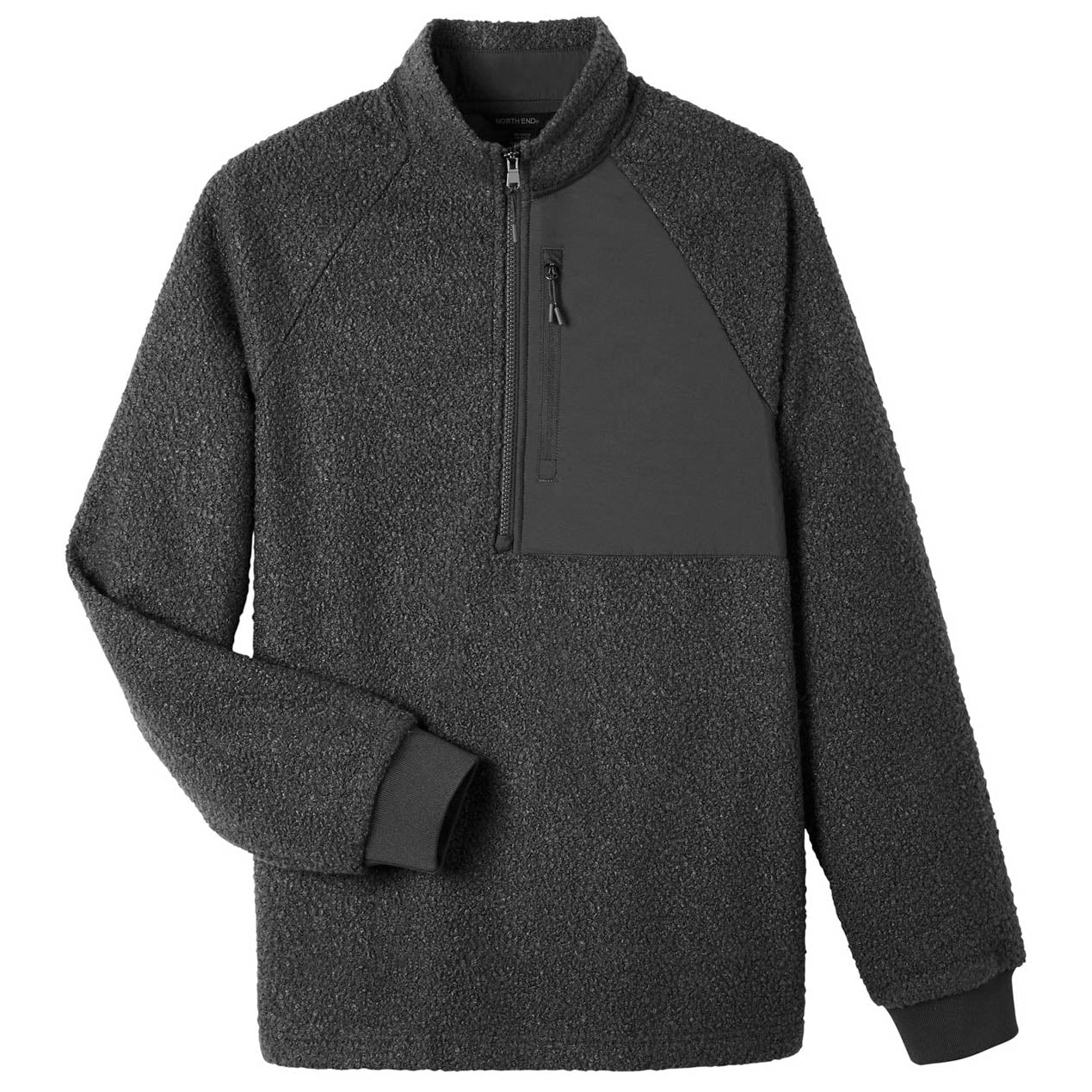 Black Sweatshirt - North End - Fleece Material