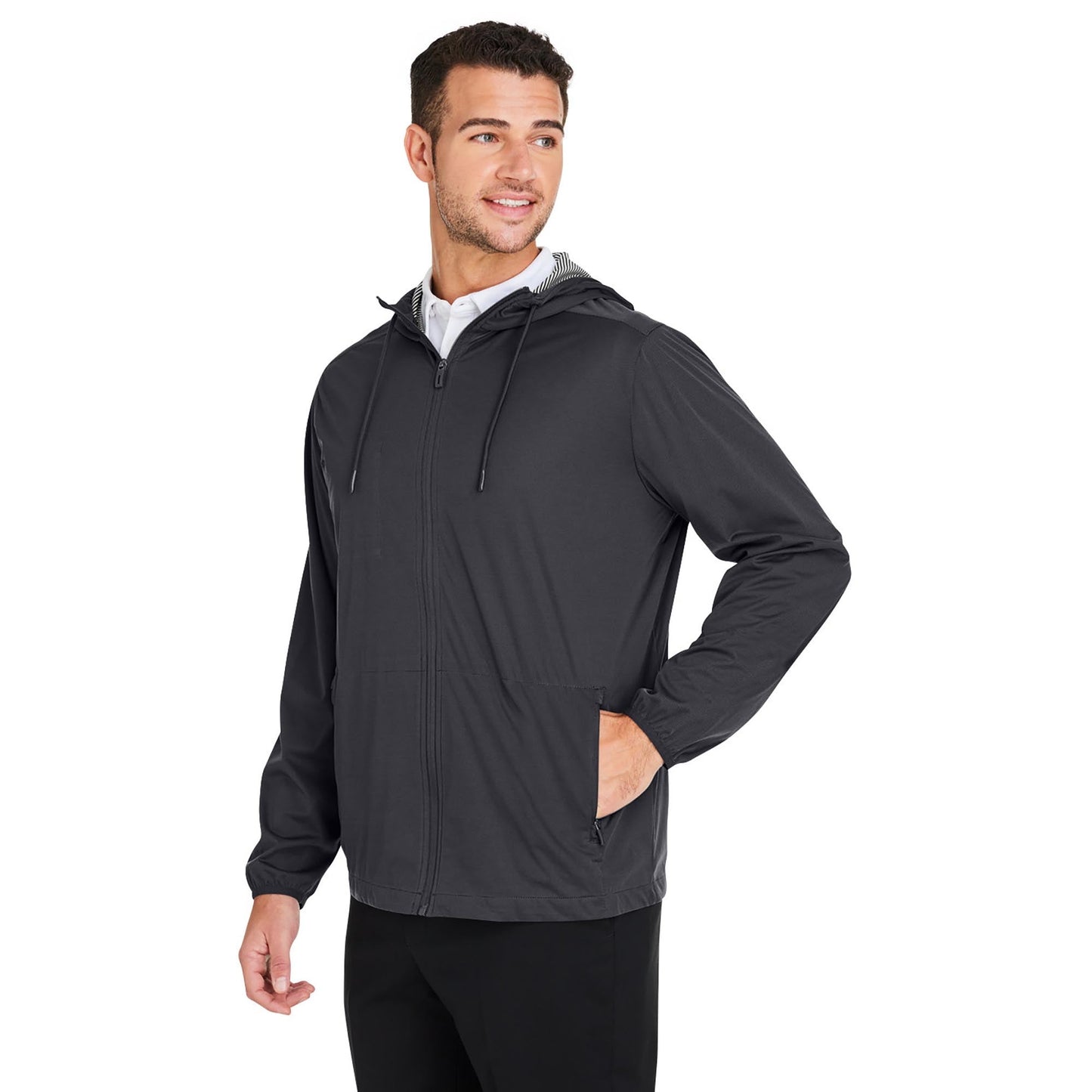 Black Heather Jacket - North End - Lightweight Design