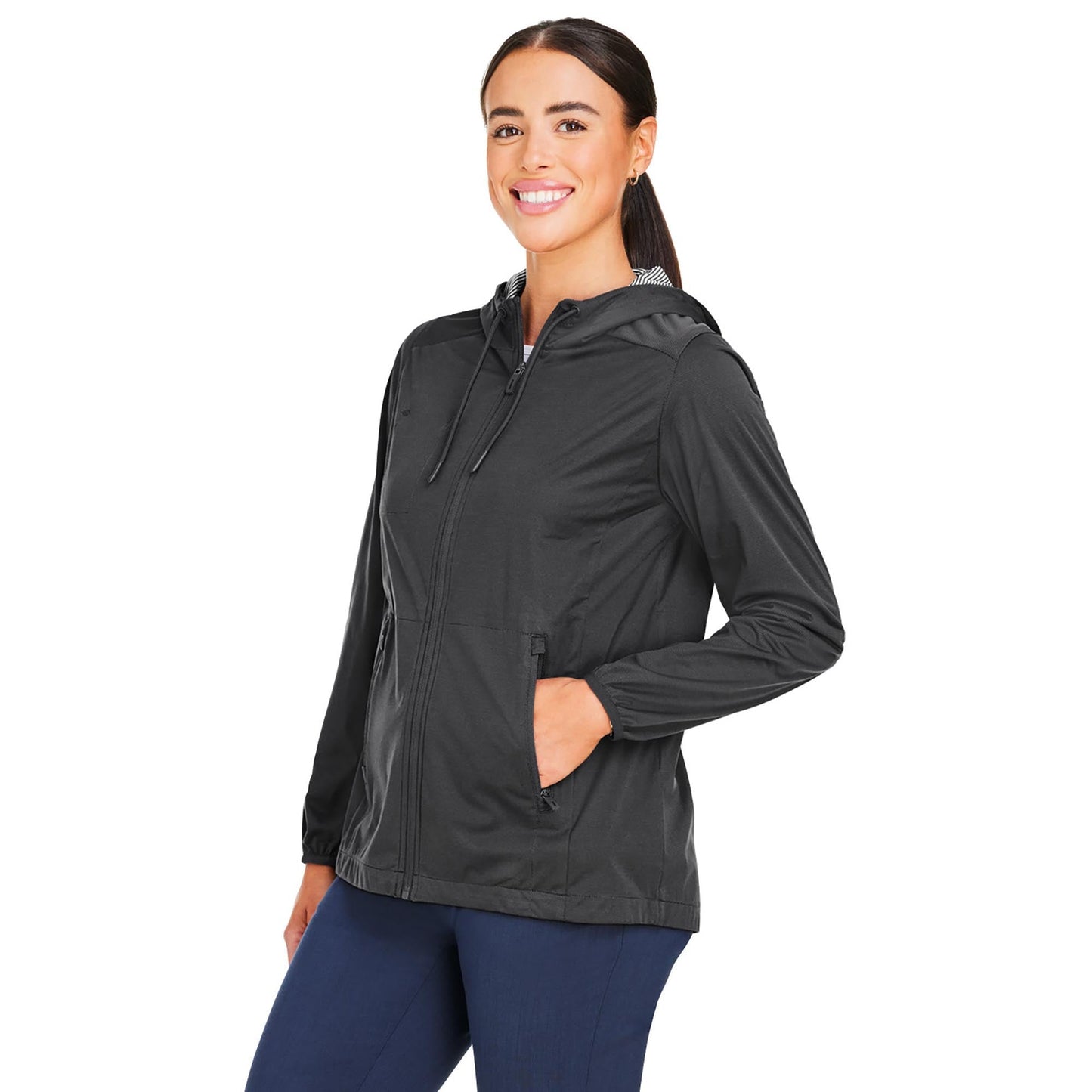 Black Heather Jacket - North End - Lightweight Design