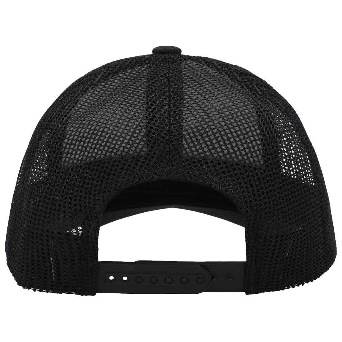 Black/White/Black Ball Cap - Pacific Headwear - Low-Pro Trucker