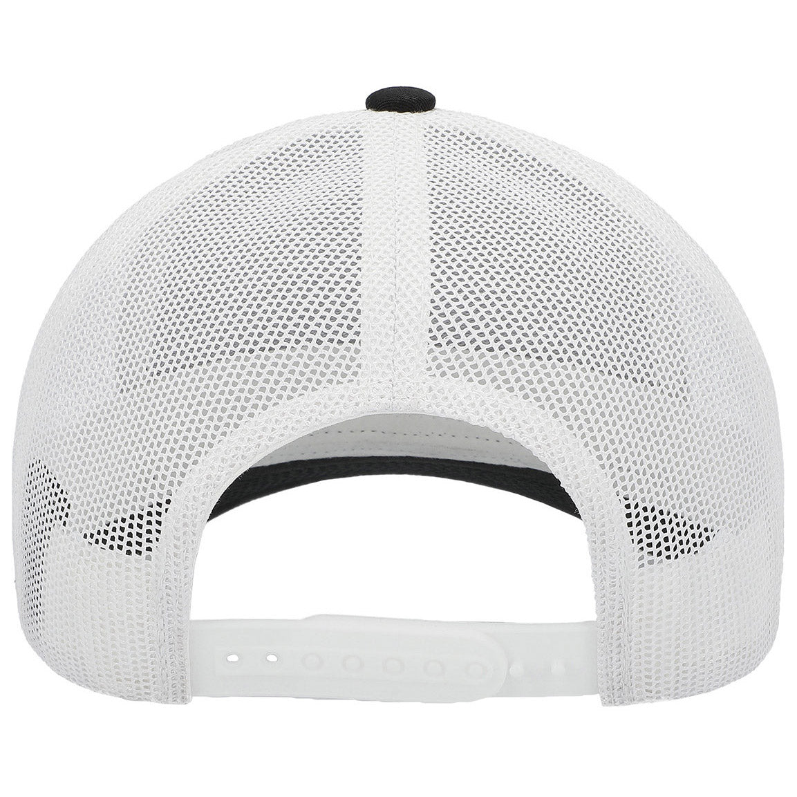 Black/White/Black Ball Cap - Pacific Headwear - Low-Pro Trucker