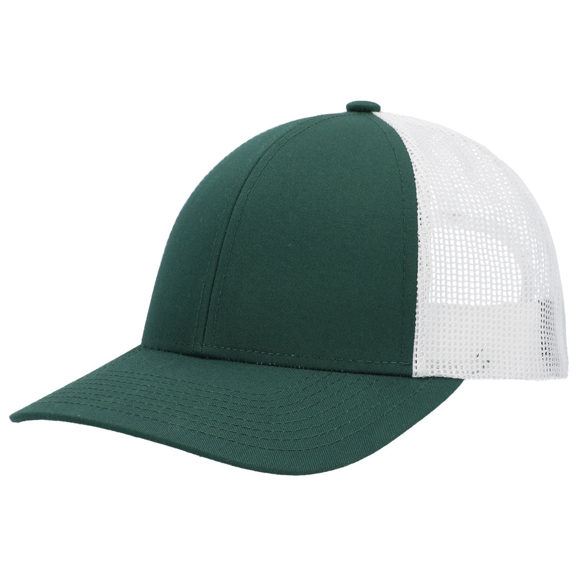 Black/White/Black Ball Cap - Pacific Headwear - Low-Pro Trucker