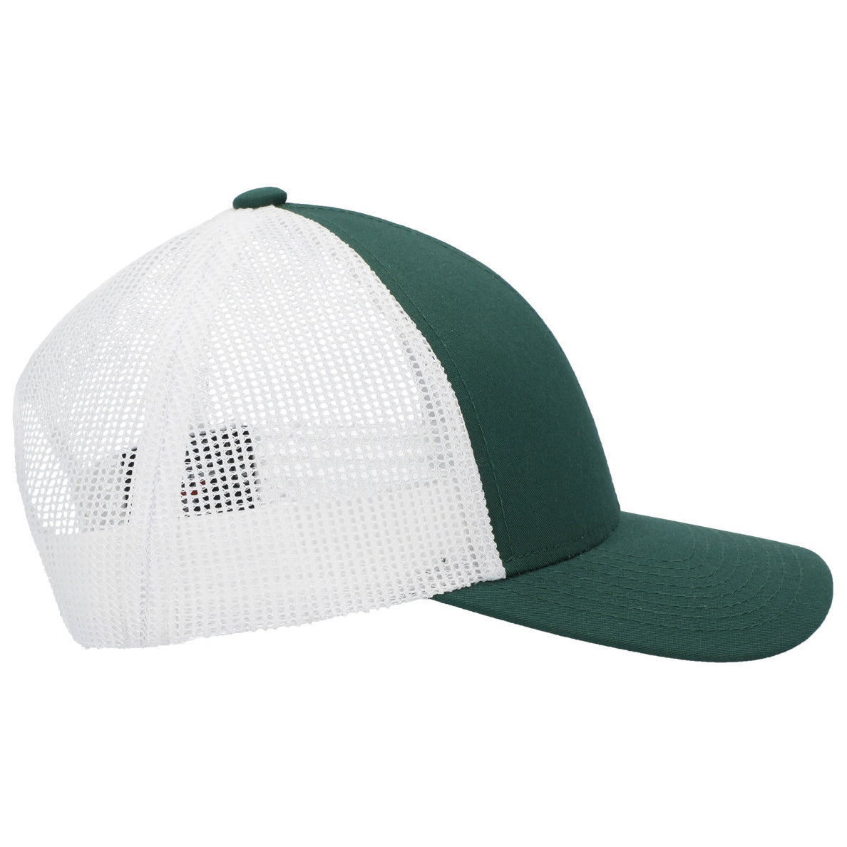 Black/White/Black Ball Cap - Pacific Headwear - Low-Pro Trucker