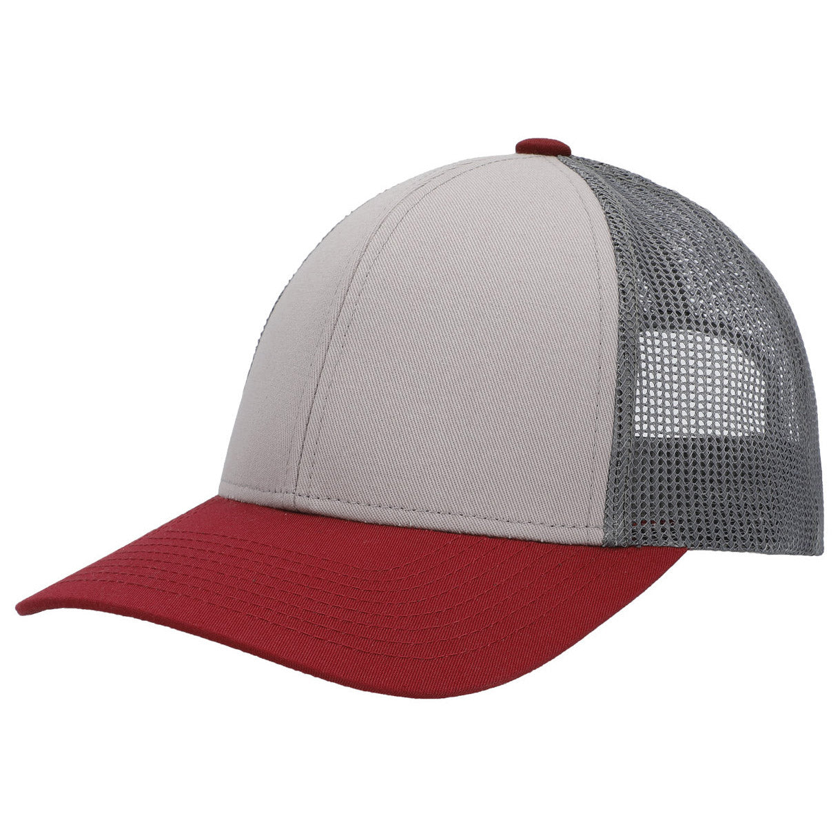 Black/White/Black Ball Cap - Pacific Headwear - Low-Pro Trucker