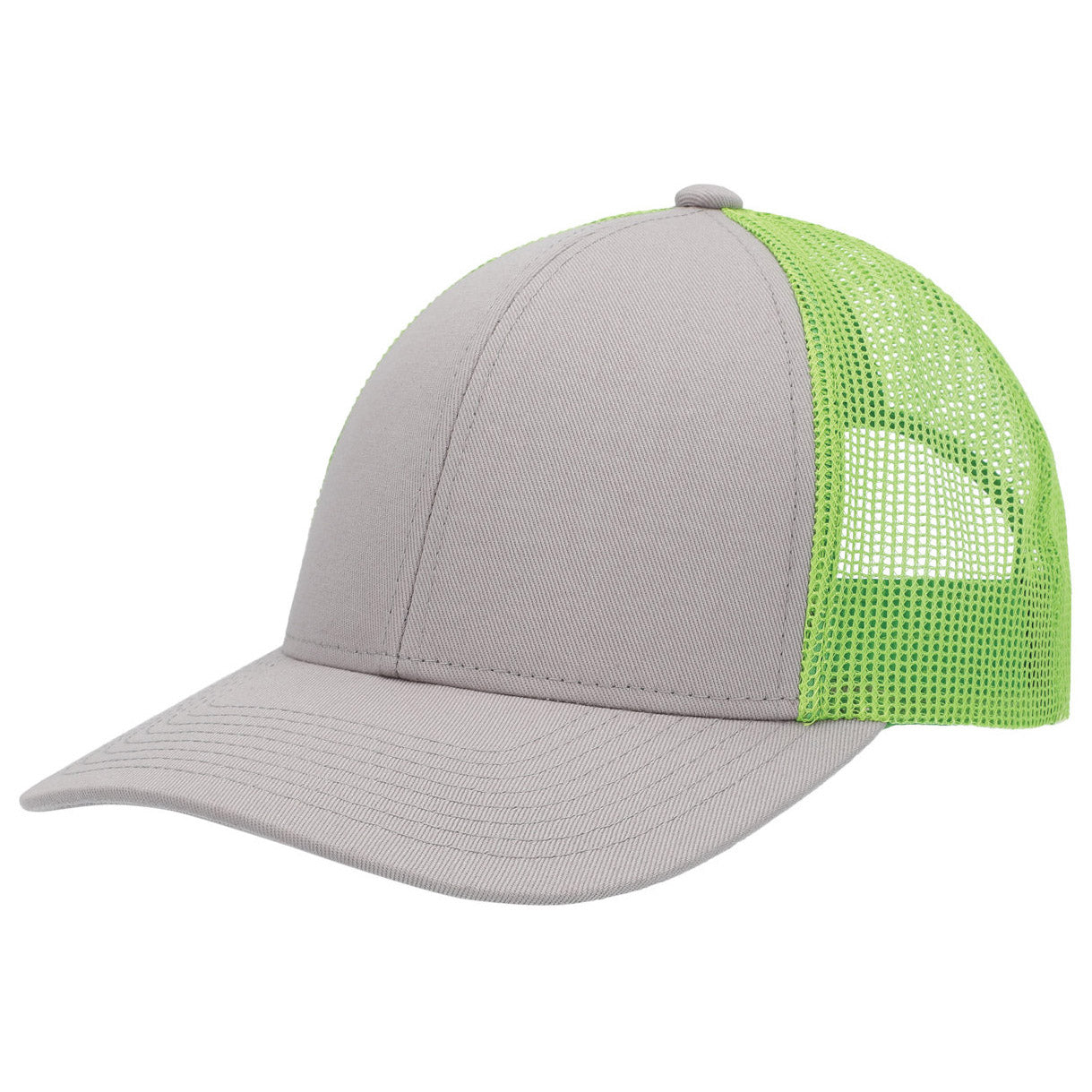 Black/White/Black Ball Cap - Pacific Headwear - Low-Pro Trucker