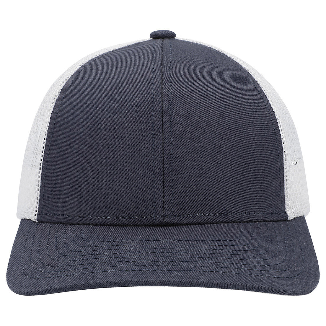 Black/White/Black Ball Cap - Pacific Headwear - Low-Pro Trucker