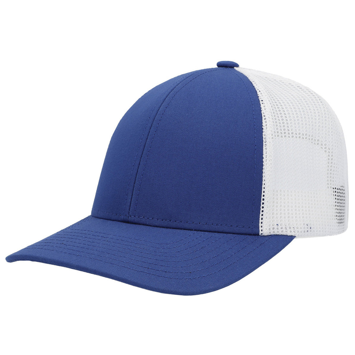 Black/White/Black Ball Cap - Pacific Headwear - Low-Pro Trucker