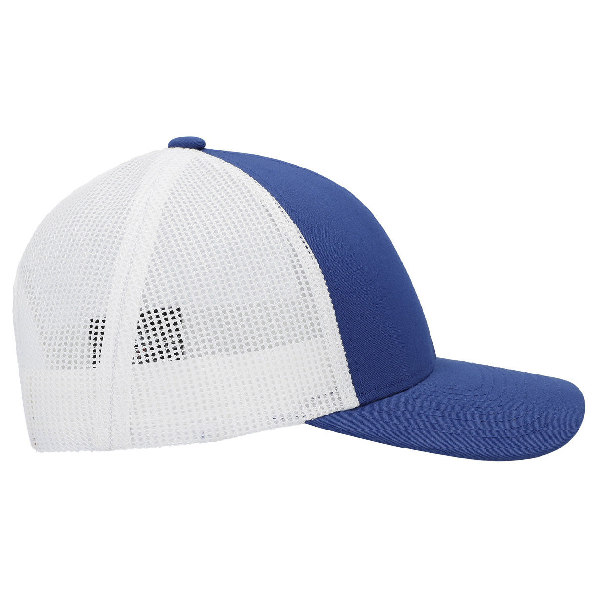 Black/White/Black Ball Cap - Pacific Headwear - Low-Pro Trucker