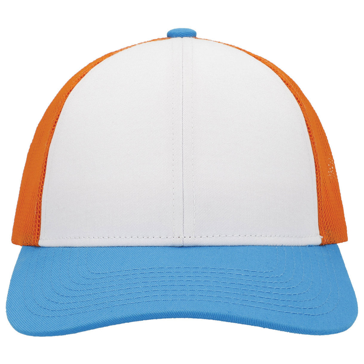 Black/White/Black Ball Cap - Pacific Headwear - Low-Pro Trucker
