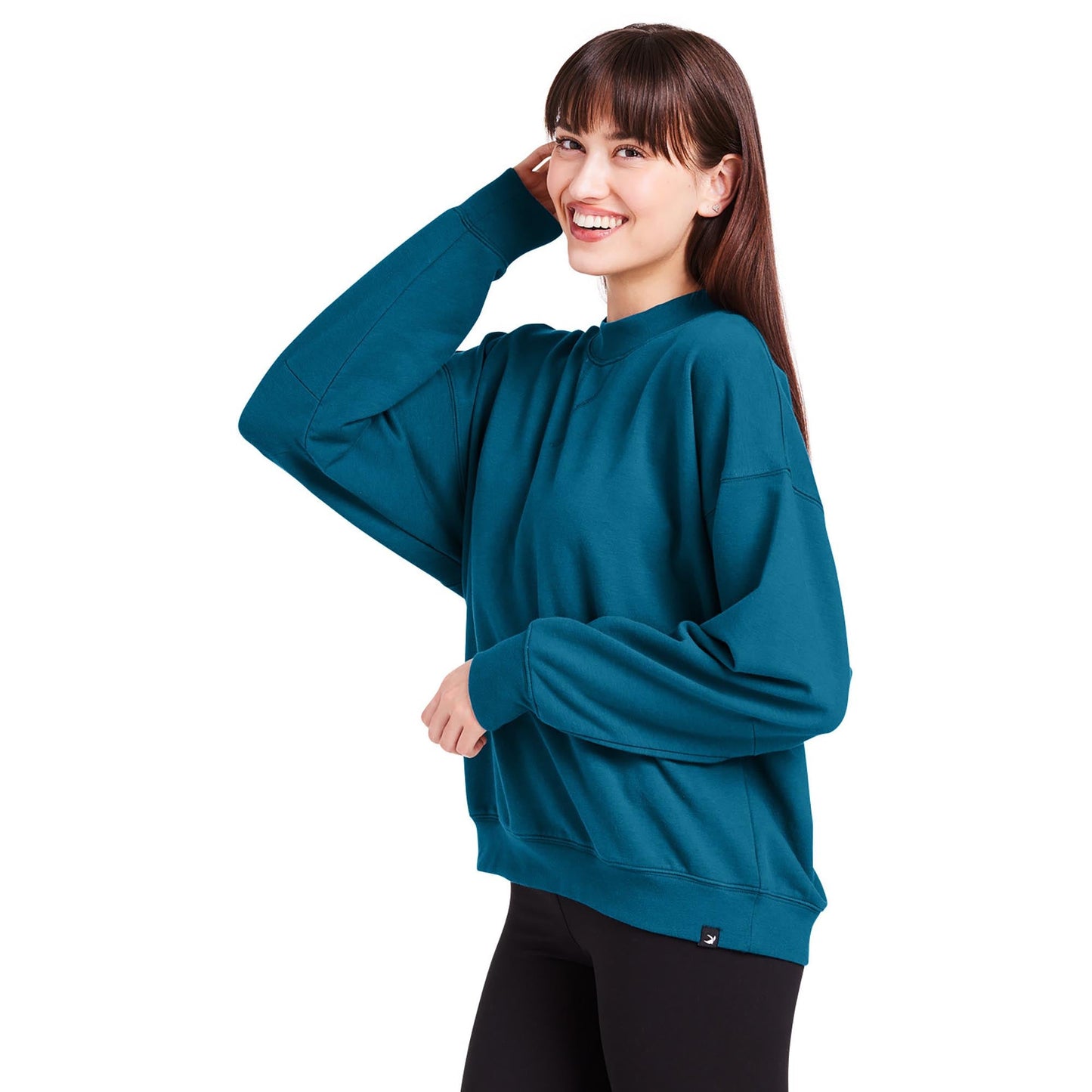 Black Sweatshirts - Glyder - Cozy Vintage Crew