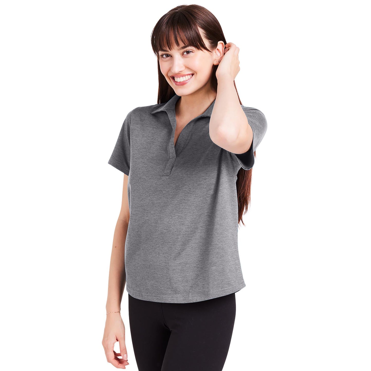 Black Polo Shirt - Glyder - Lightweight Comfort