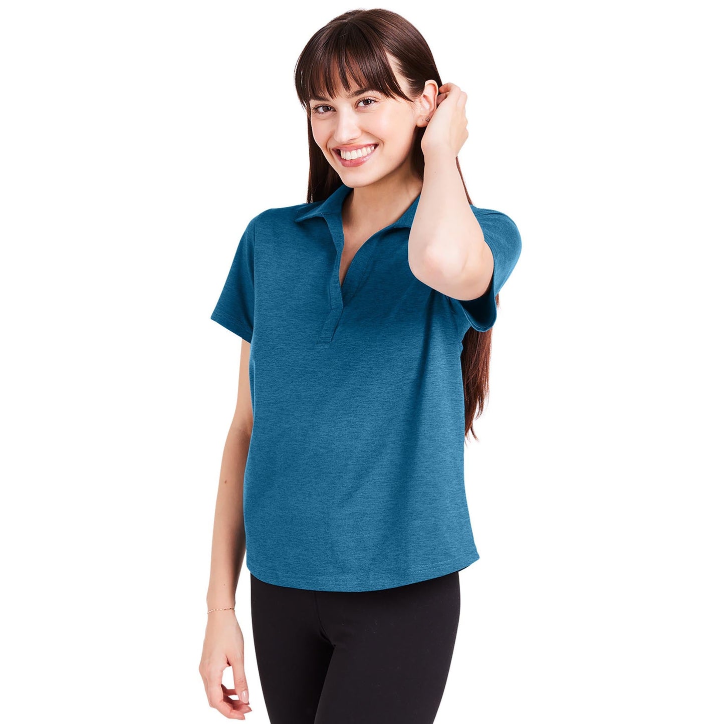 Black Polo Shirt - Glyder - Lightweight Comfort