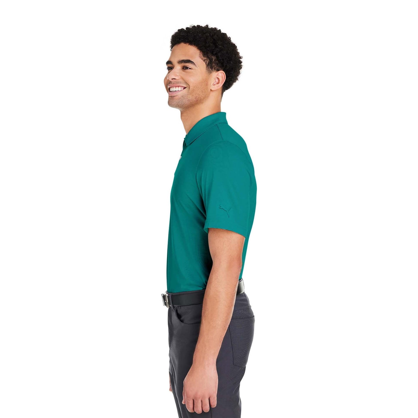 Puma Black Polo Shirt - PUMA Golf - Moisture-Wicking