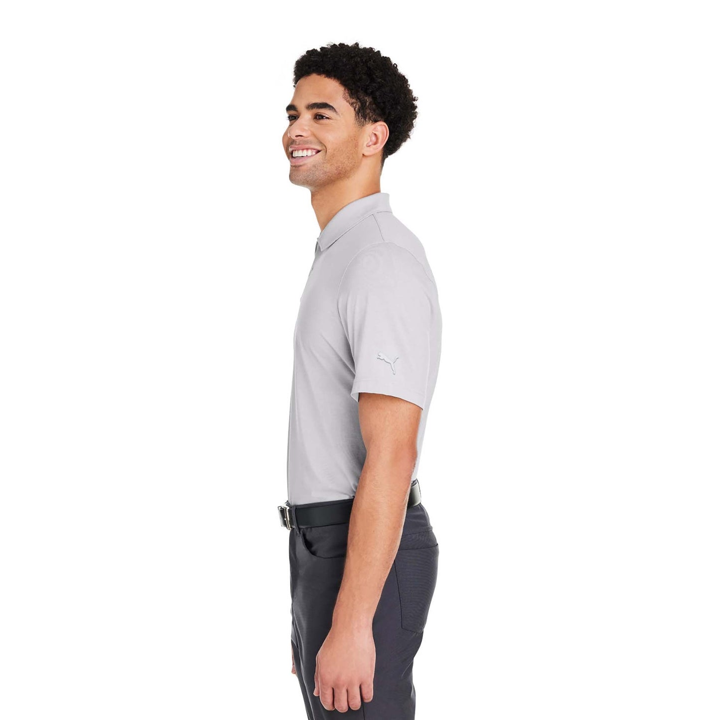 Puma Black Polo Shirt - PUMA Golf - Moisture-Wicking