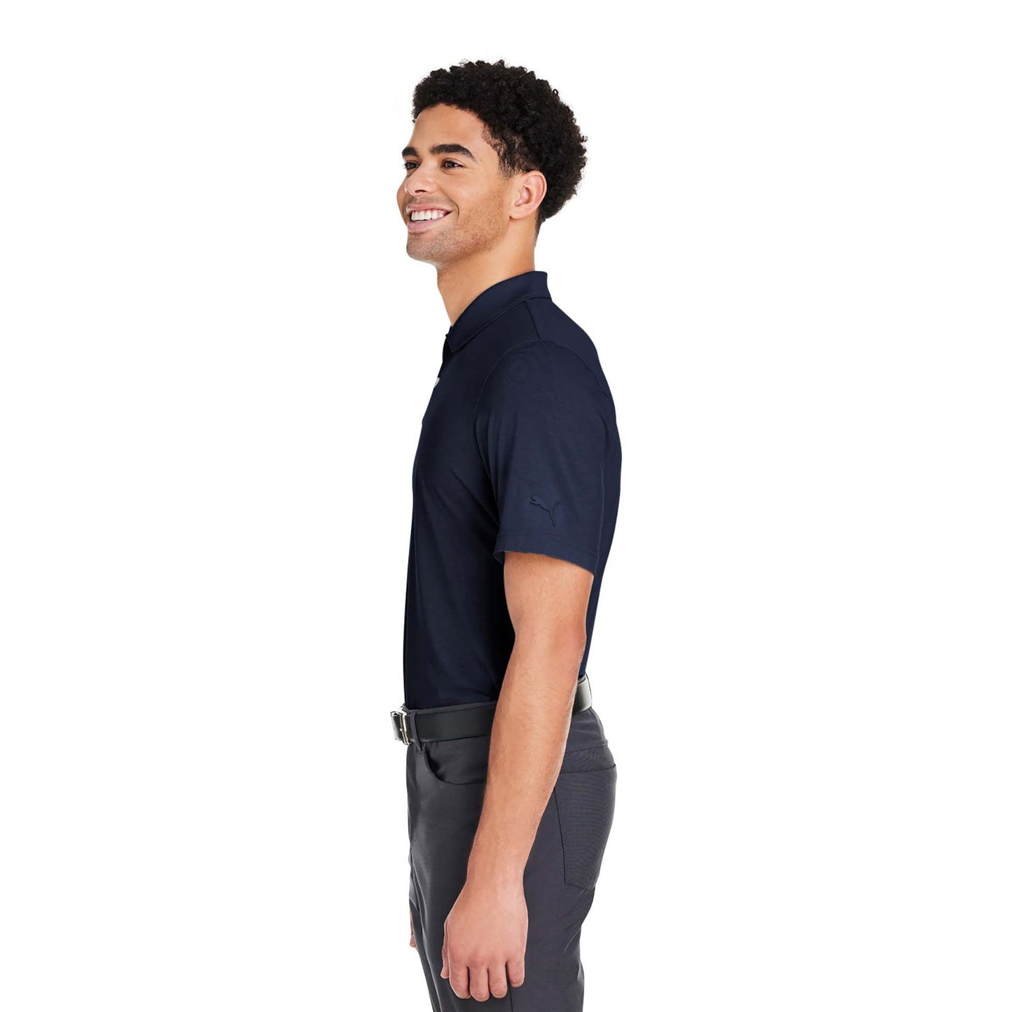 Puma Black Polo Shirt - PUMA Golf - Moisture-Wicking