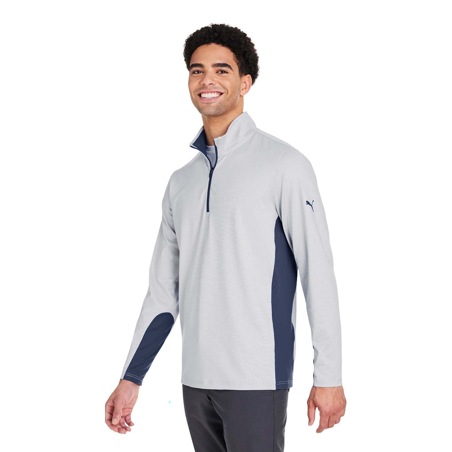 Puma Black/Bright White Sweatshirt - PUMA Golf - Active Fit