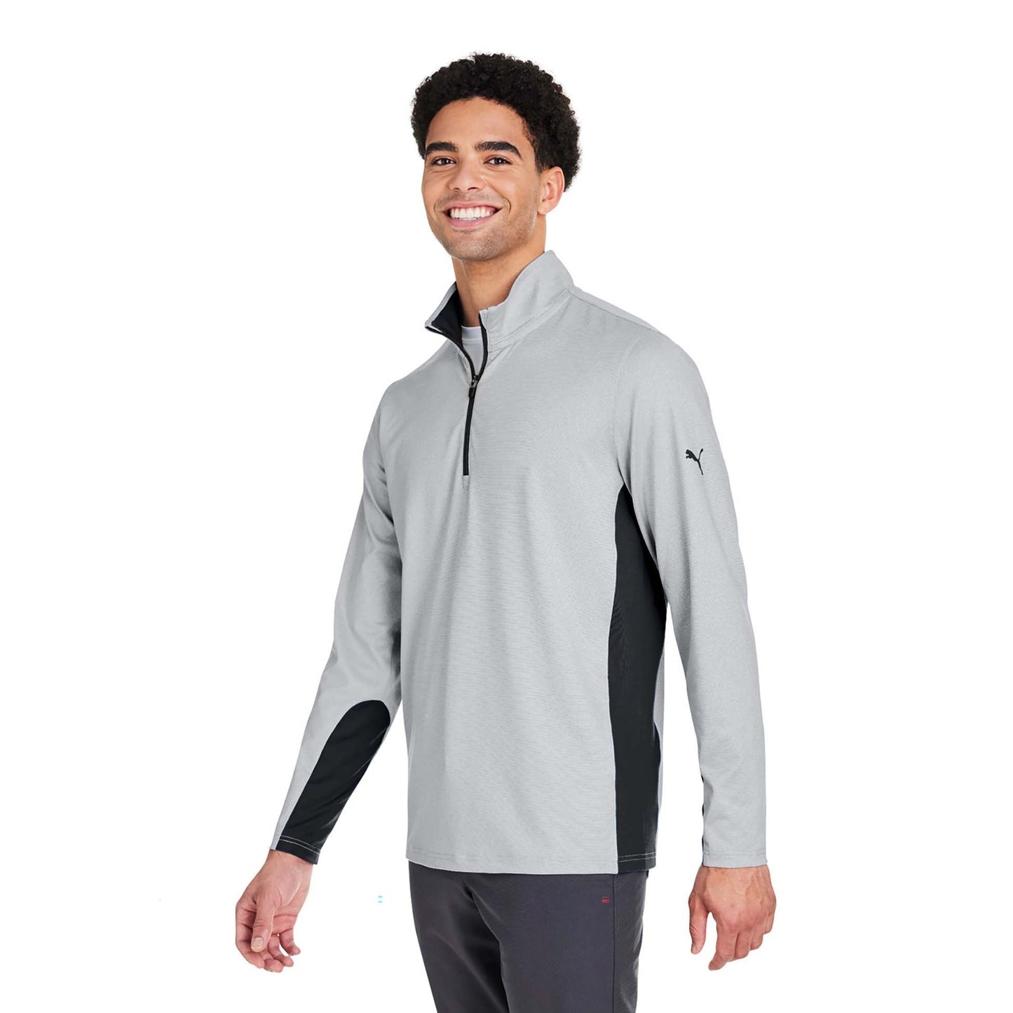 Puma Black/Bright White Sweatshirt - PUMA Golf - Active Fit