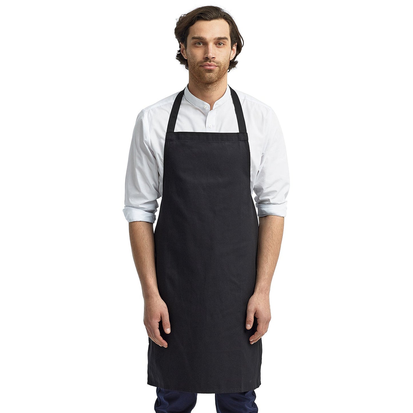 Black Aprons - Reprime - Organic Cotton Bib Apron