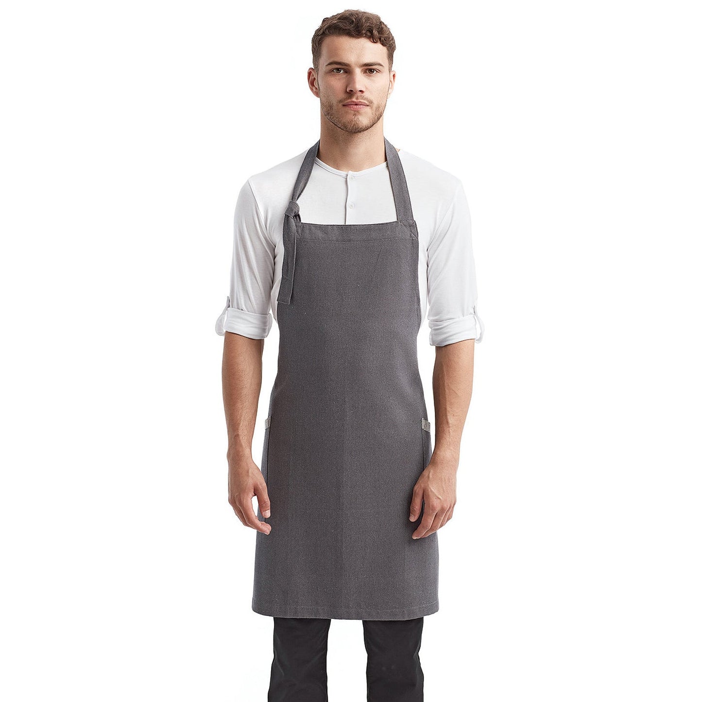 Black Denim Apron - Reprime - Eco-Friendly Design