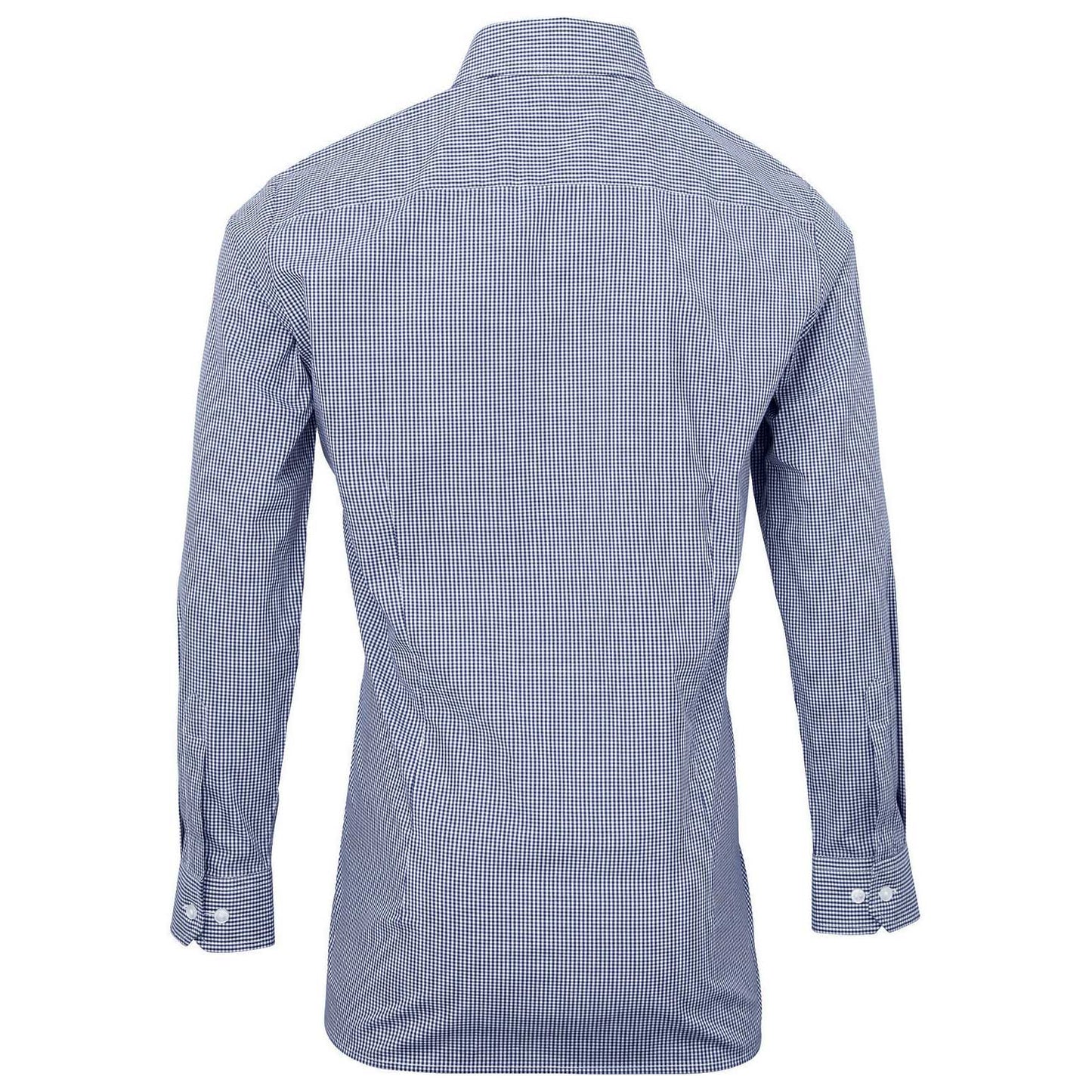Black/White Button Up Shirt - Reprime - Gingham Cotton