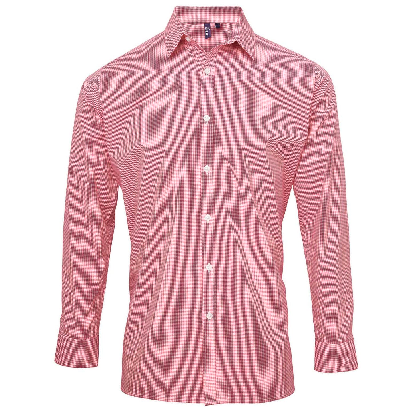 Black/White Button Up Shirt - Reprime - Gingham Cotton